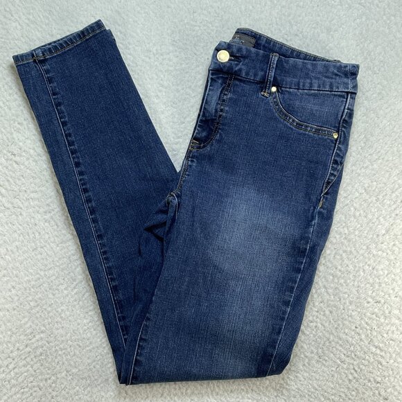 Chicos So Slimming (0) Women's US Size 4 Ankle Blue Mid Rise Denim Jeans 29x30 - Picture 1 of 14